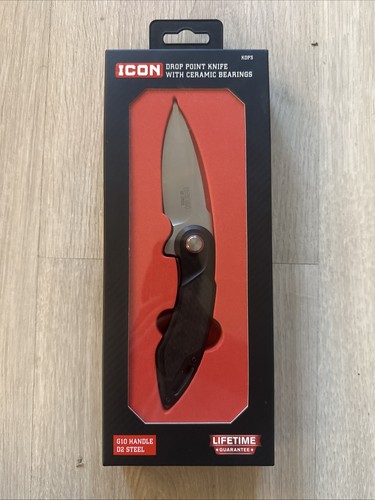 Coltello icon drop point con - drop,